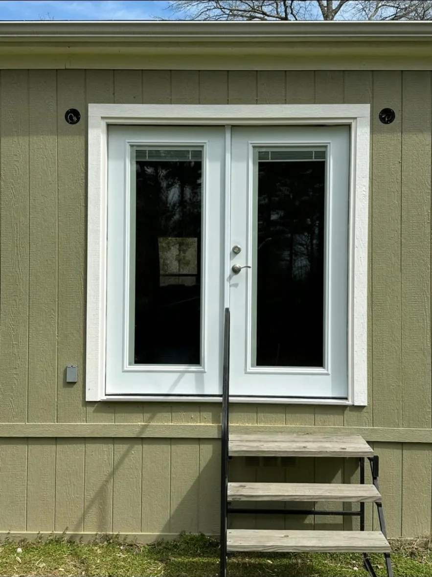 Exterior Door Installation — after the work
