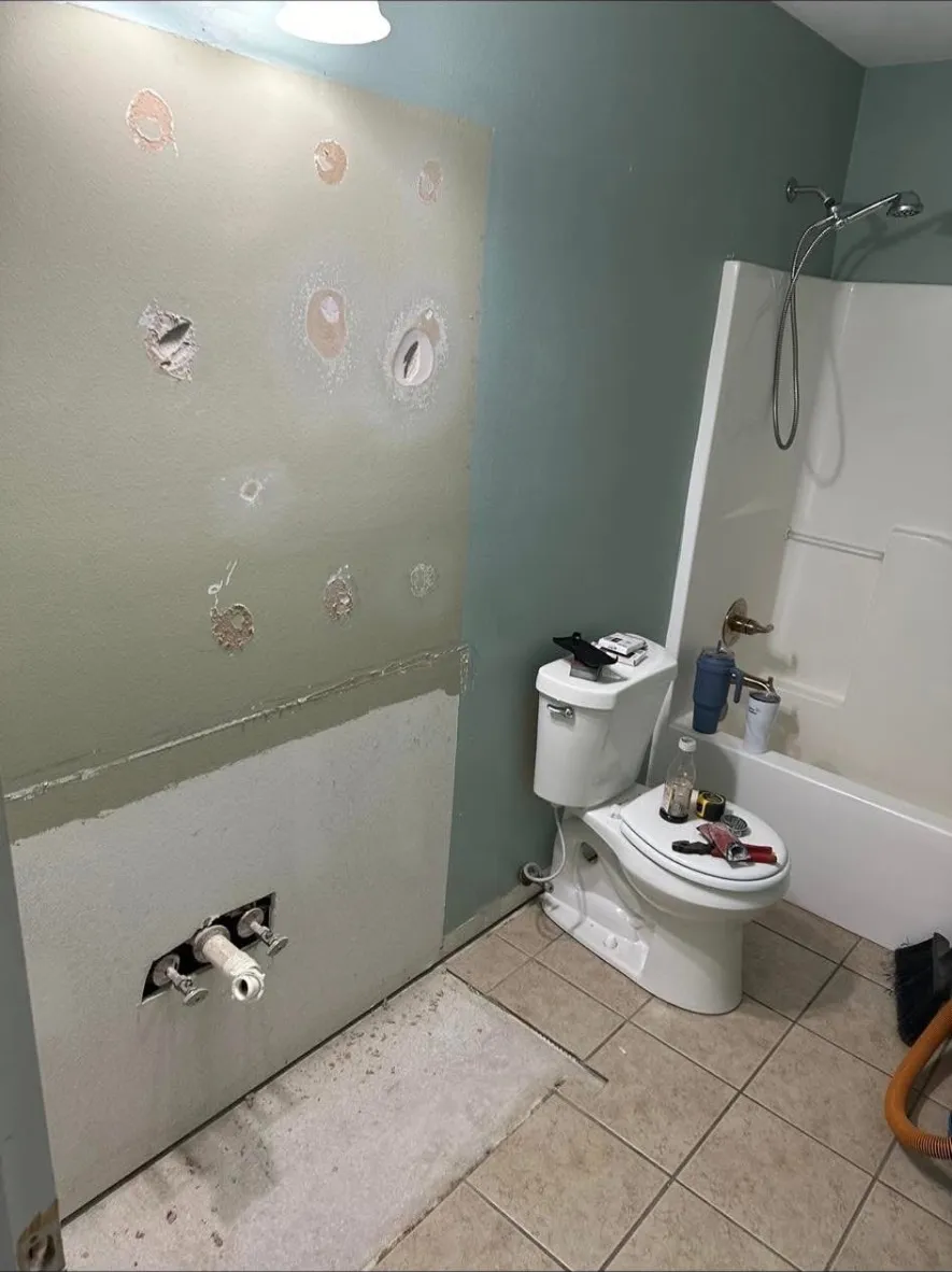 Bathroom Remodel — before the work